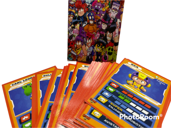 Cartas Brawl Stars Volumen 1 Y 2 Para Souvenirs X 10 Balu Juegos 0077